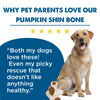 Why pet parents love our Pumpkin Sweet Potato Stuffed Shin Bone (3 Pack) by Best Bully Sticks.